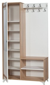 **** Cabideiro Inci – Carvalho Sonoma – 100 cm x 190 cm x 36 cm

**
