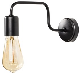 Aplique de Parede Denge – Preto – 4 x 28 cm