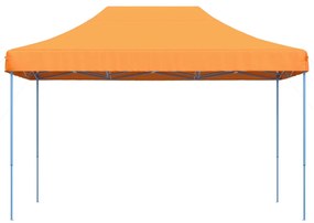 Tenda para festas pop-up dobrável 410x279x315 cm laranja