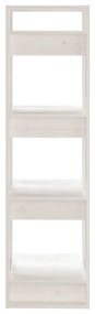 Estante/divisória 41x35x125 cm pinho maciço branco
