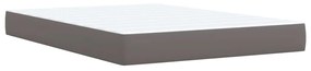 Cama com Molas/Colchão e Luzes Led - 140x200 cm - Couro Artificial Cin