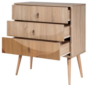 Cômoda City Trio – Multicolor – 80 cm x 89 cm x 40 cm