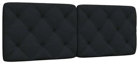 Almofadão de cabeceira 120 cm tecido preto