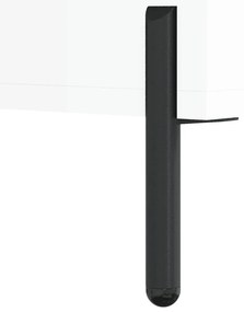 Banco sapateira 102x35x55 cm derivados madeira branco brilhante