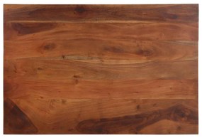 Mesa de centro 90x60x30 cm madeira de acácia maciça