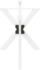 Pé de mesa de jantar em formato de aranha, branco, 150x78x(72-73) cm,