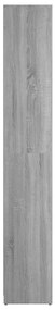 Armário WC 30x30x183,5 cm derivados de madeira cinzento sonoma
