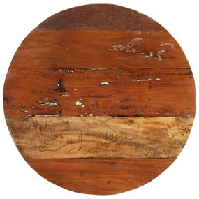 Mesa de centro Ø68 cm madeira recuperada maciça