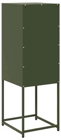 Aparador 36x39x107 cm aço laminado a frio verde-azeitona