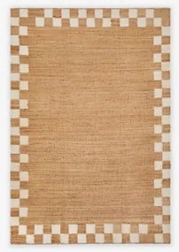 Alfombra Retangular Em Juta E Algodão Luebo 160 X 230 Cm - Sklum