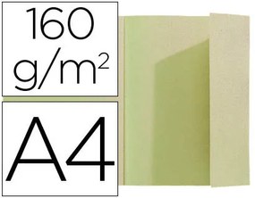 Classificador Exacompta Din A4 Verde 160 gr com Aba Interior