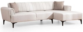 Sofá-Cama de Canto Hamlet – Ecru – 270x140 cm