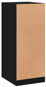 Roupeiro 48x41x102 cm derivados de madeira preto