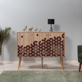 Console Mega – Carvalho Sonoma – 120x90x36 cm