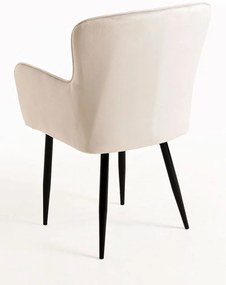 Pack 6 Cadeiras Dalye Veludo - Beige
