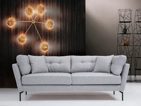 Sofá de 3 Lugares Mapa – Cinzento – 214 x 90 x 84 cm