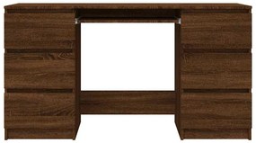 Secretária 140x50x77 cm derivados de madeira carvalho sonoma