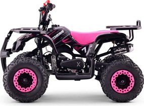 Mini Moto Infantil para crianças 5 a 9/10 anos Gasolina 50 CC Beneo Motors Cobra com limitador de velocidade Rosa