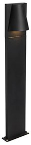Candeeiro de pé para exterior industrial preto IP44 - Femke Industrial