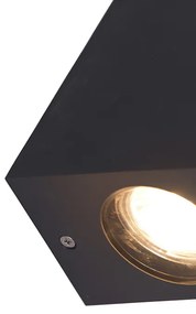 LED Candeeiro de parede inteligente cinzento em plástico Incl. 2 Wifi GU10 - Baleno Moderno