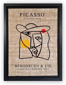 Pintura Decorativa em Tela LSJ61960827841 – Multicolor – 36 x 46 cm