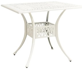 3 pcs conjunto bistrô alumínio fundido branco