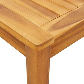 3 pcs conjunto de jantar para jardim madeira de acácia maciça