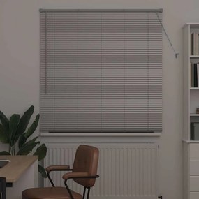 Persiana de Janela com cortinas Outros Manual Prata 80 x 130 cm Alumín