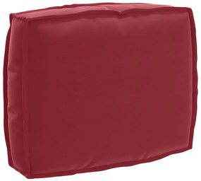 vidaXL Almofada de Pallet para Descanso Vermelha 50 x 40 x 12 cm Tecido Oxford
