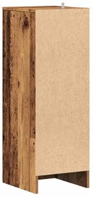 Sapateira madeira velha 32x35x92 cm madeira trabalhada