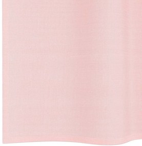 Cortinas de voile com ilhós 2 pcs rosa-claro 140x225 cm