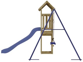 Conjunto de brincar para exterior madeira de pinho impregnada