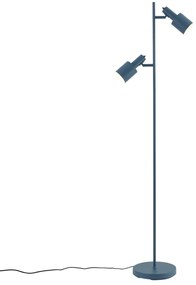 Candeeiro de pé moderno azul 2 luzes - Stijn Moderno