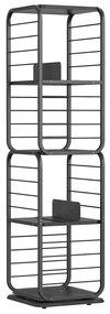 Estante giratória de canto com 4 prateleiras para espaços pequenos | VASAGLE | 43 x 43 x 158 cm | LLS127B56.