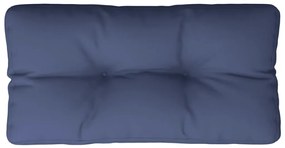 Almofadão para sofá de paletes 80x40x12 cm tecido azul marinho