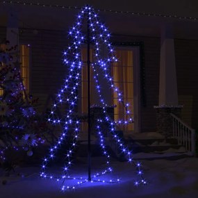 Árvore de Natal em cone 200 LEDs 98x150 cm interior e exterior