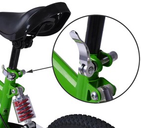 Bicicleta de equilíbrio para crianças 94 x 46 x 60 cm Verde escuro