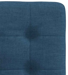 Cadeiras de jantar 2 pcs tecido azul