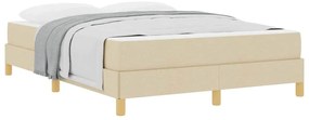 Cama Box Creme, Marrom 160 x 200 cm