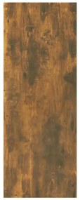 Mesa consola 78x30x80 cm derivados de madeira carvalho fumado