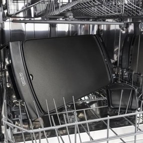 Grelhador eléctrico Black&Water 2150. 2150 W, corpo em alumínio fundido, revestimento Daikin, termóstato regulável, lavável na máquina de lavar louça,