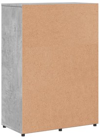 Aparadores 2 pcs 60x31x84 cm derivados madeira cinzento cimento