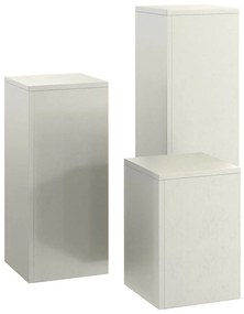 Suportes para Plantas Externos Pilares 3 pcs Aço Resistente às Intempé