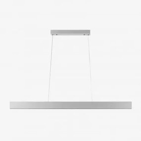 Candeeiro de teto linear LED em alumínio (120 cm) Astley Branco - Sklum