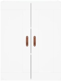 Móveis de parede 2 pcs derivados de madeira branco
