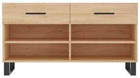 Banco sapateira 102x35x55 cm deriv. madeira carvalho sonoma