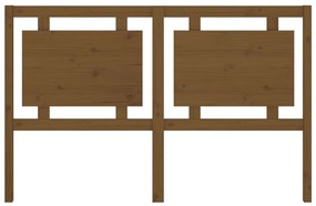 Cabeceira de cama 155,5x4x100 cm pinho maciço castanho mel