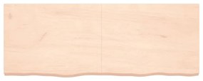 Prateleira de parede 160x60x(2-6)cm carvalho maciço não tratado