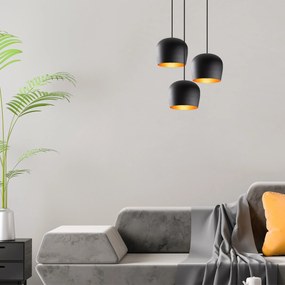 Candeeiro Chandelier Berceste – Preto – Diâmetro 48 cm x Altura 111 cm