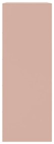 Aparador 67x39x107 cm aço rosa